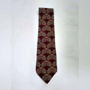 Vintage Unicef Silk Peacock Tie